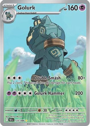 Golurk 123/086 - SV Black Bolt Holofoil - for just $3.80! 