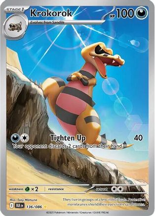 Krokorok 136/086 - SV Black Bolt Holofoil - for just $3! 