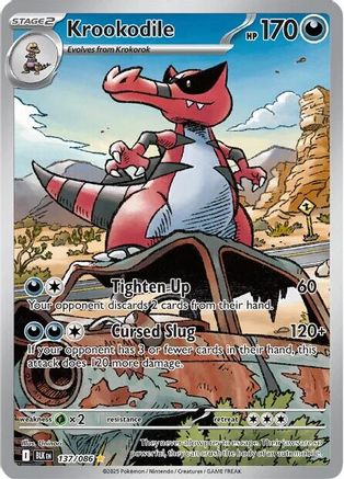 Krookodile 137/086 - SV Black Bolt Holofoil - for just $28.14! 