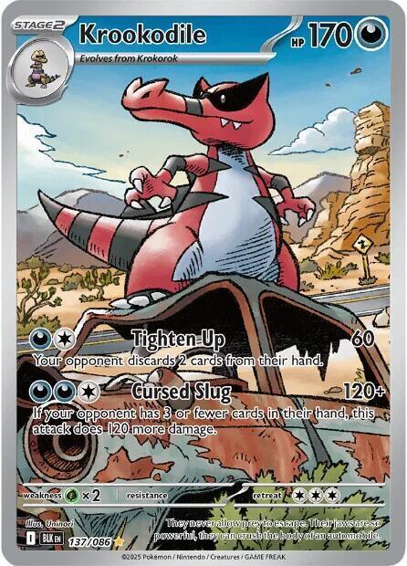 Krookodile (137/086) [Scarlet & Violet: Black Bolt] - for just $18.80! 
