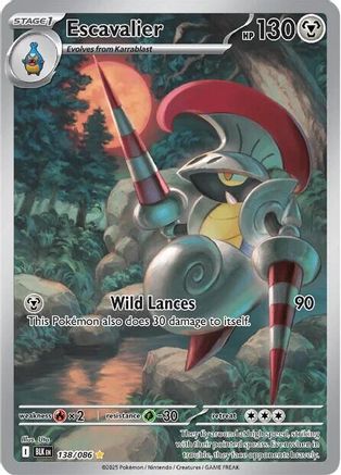 Escavalier 138/086 - SV Black Bolt Holofoil - for just $7.83! 