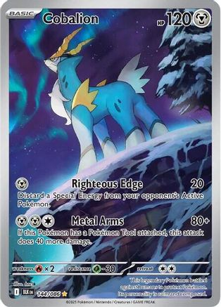 Cobalion 144/086 - SV Black Bolt Holofoil - for just $11.95! 
