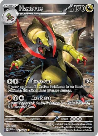 Haxorus 147/086 - SV Black Bolt Holofoil - for just $31.85! 
