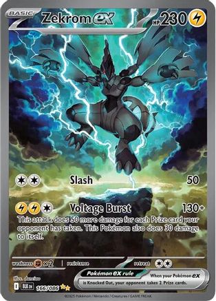 Zekrom ex 166/086 - SV Black Bolt Holofoil - for just $135! 