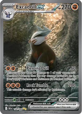 Excadrill ex 168/086 - SV Black Bolt Holofoil - for just $11.94! 
