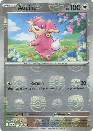 Audino (Master Ball Pattern) 074/086 - SV Black Bolt - Holofoil - for just $4.50! 