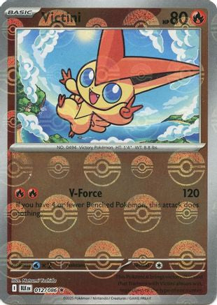 Victini (Poke Ball Pattern) 012/086 - SV Black Bolt - Holofoil - for just $0.05! 
