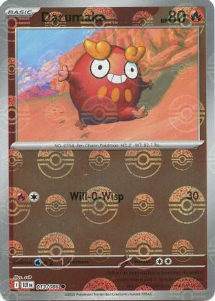Darumaka (Poke Ball Pattern) 013/086 - SV Black Bolt - Holofoil - for just $0.13! 