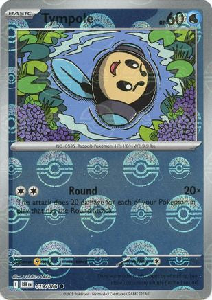 Tympole (Poke Ball Pattern) 019/086 - SV Black Bolt - Holofoil - for just $0.13! 