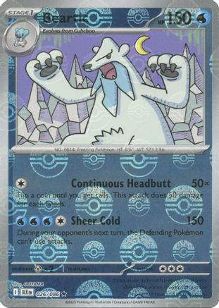 Beartic (Poke Ball Pattern) 026/086 - SV Black Bolt - Holofoil - for just $0.15! 