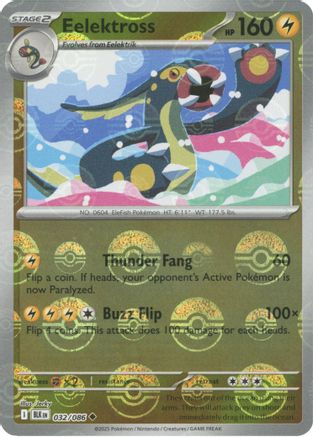 Eelektross (Poke Ball Pattern) 032/086 - SV Black Bolt - Holofoil - for just $0.33! 