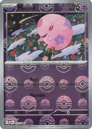 Munna (Poke Ball Pattern) 035/086 - SV Black Bolt - Holofoil - for just $0.15! 