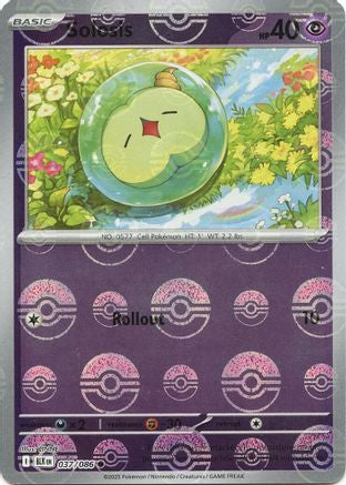 Solosis (Poke Ball Pattern) 037/086 - SV Black Bolt - Holofoil - for just $0.15! 