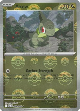 Axew (Poke Ball Pattern) 068/086 - SV Black Bolt - Holofoil - for just $0.15! 