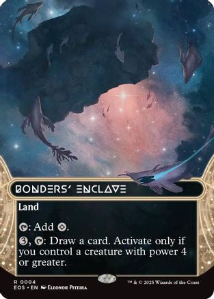 Bonders' Enclave (0004) (Borderless) (EOS-004) - Edge of Eternities: Stellar Sights - for just $0.29! 