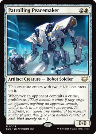 Patrolling Peacemaker (EOC-005) - Commander: Edge of Eternities - for just $0.32! 