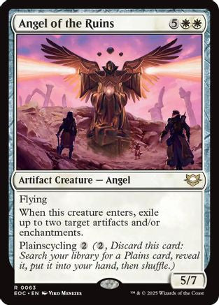 Angel of the Ruins (EOC-063) - Commander: Edge of Eternities - for just $0.04! 