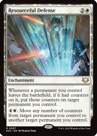 Resourceful Defense (EOC-067) - Commander: Edge of Eternities - for just $0.11! 