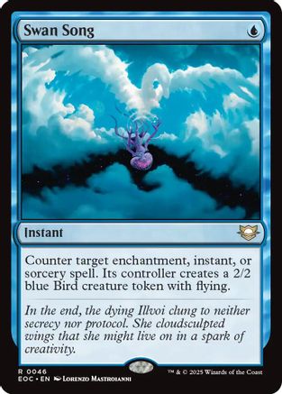 Swan Song (EOC-046) - Commander: Edge of Eternities - for just $2.56! 