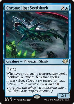 Chrome Host Seedshark (EOC-068) - Commander: Edge of Eternities - for just $0.08! 