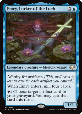 Emry, Lurker of the Loch (EOC-071) - Commander: Edge of Eternities - for just $0.13! 