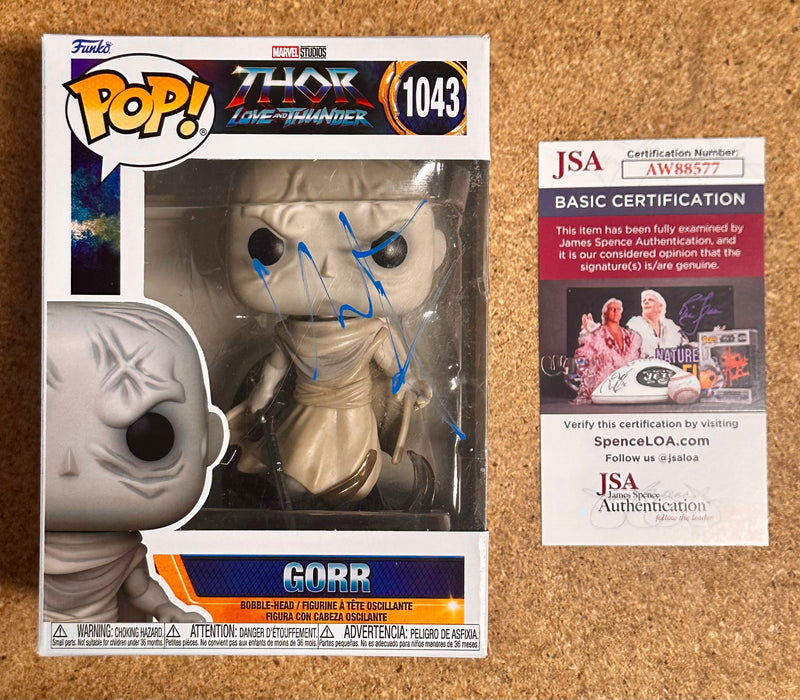 Christian Bale Signed Gorr The God Butcher Thor Funko Pop! #1043 With JSA COA - for just $150! 
