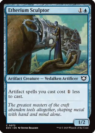 Etherium Sculptor (EOC-072) - Commander: Edge of Eternities - for just $0.20! 