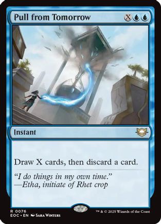 Pull from Tomorrow (EOC-076) - Commander: Edge of Eternities - for just $0.08! 