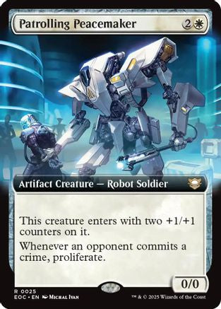 Patrolling Peacemaker (Extended Art) (EOC-025) - Commander: Edge of Eternities - for just $1.08! 