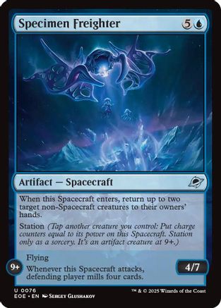 Specimen Freighter (EOE-076) - Edge of Eternities Foil - for just $0.03! 