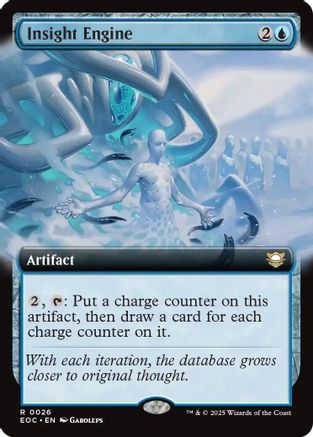 Insight Engine (Extended Art) (EOC-026) - Commander: Edge of Eternities - for just $0.55! 