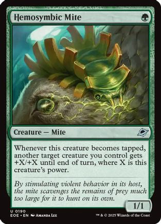 Hemosymbic Mite (EOE-190) - Edge of Eternities Foil - for just $0.06! 