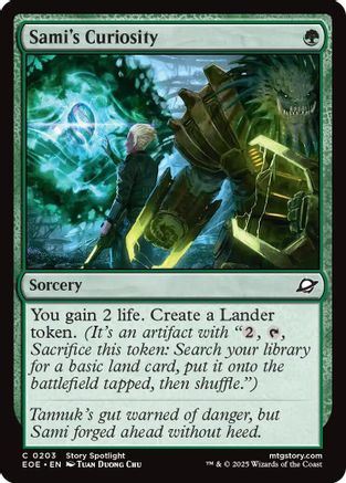 Sami's Curiosity (EOE-230) - Edge of Eternities - for just $0.05! 