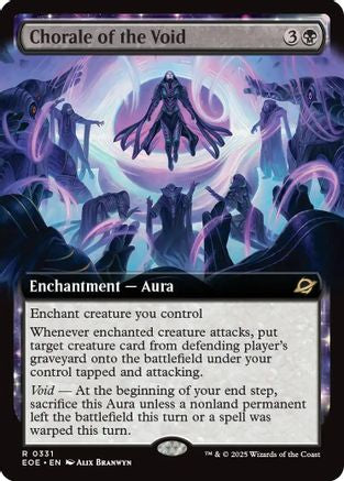 Chorale of the Void (Extended Art) (EOE-331) - Edge of Eternities - for just $0.10! 