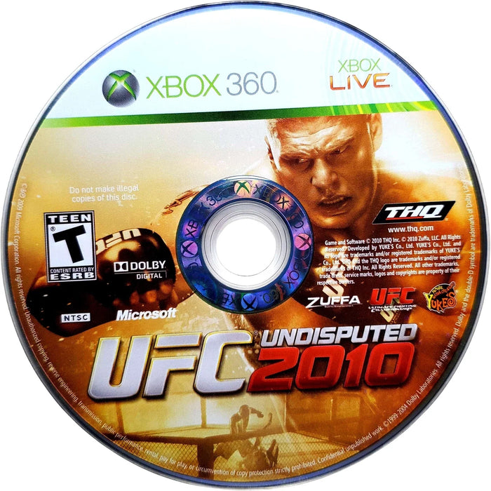 UFC Undisputed 2010 – Xbox 360 (X360) - for just $6.99! 