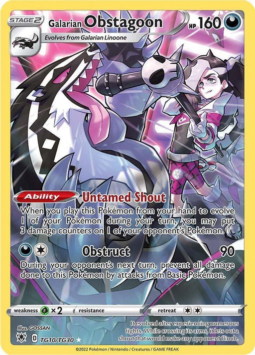 Galarian Obstagoon (TG10/TG30) [Sword & Shield: Astral Radiance] - for just $0.95! 
