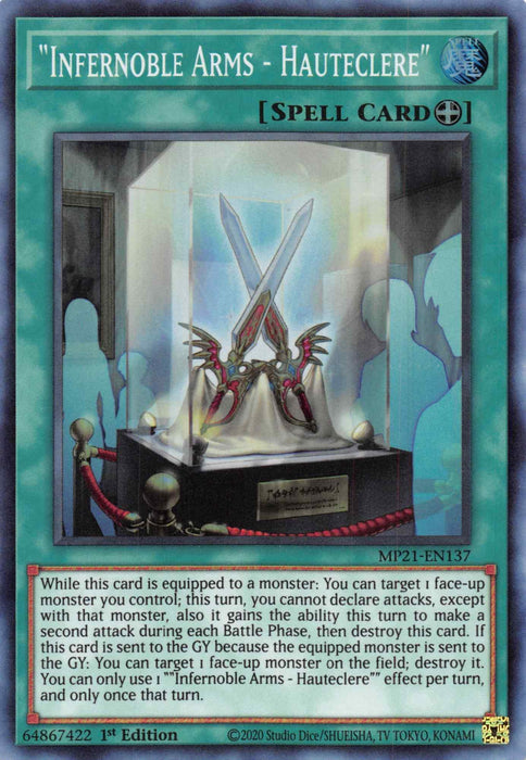 Infernoble Arms - Hauteclere [MP21-EN137] Super Rare - for just $0.10! 