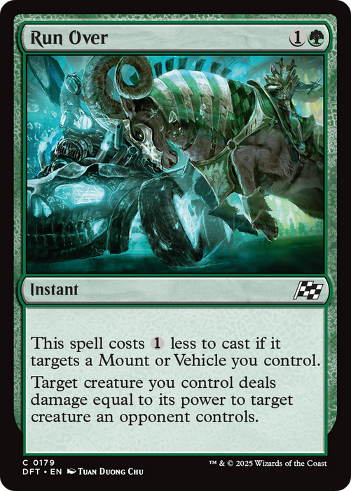 Run Over (DFT-179) - Aetherdrift Foil - for just $0.03! 