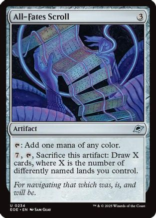 All-Fates Scroll (EOE-234) - Edge of Eternities Foil - for just $0.10! 