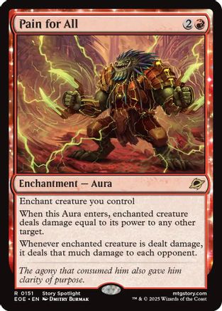 Pain for All (EOE-151) - Edge of Eternities Foil - for just $0.24! 