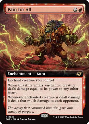 Pain for All (Extended Art) (EOE-337) - Edge of Eternities - for just $0.37! 