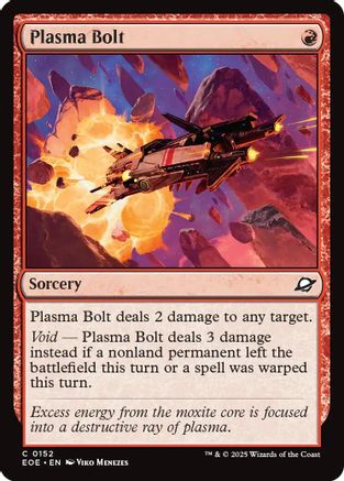 Plasma Bolt (EOE-152) - Edge of Eternities Foil - for just $0.03! 