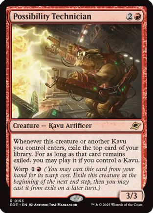 Possibility Technician (EOE-153) - Edge of Eternities Foil - for just $0.09! 