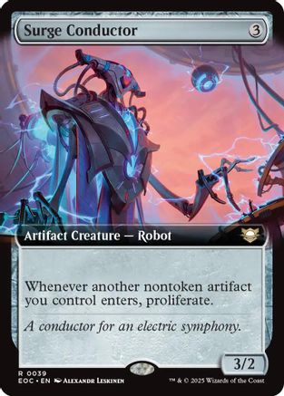Surge Conductor (Extended Art) (EOC-039) - Commander: Edge of Eternities - for just $0.30! 