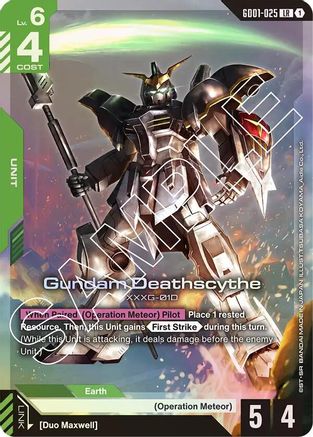 Gundam Deathscythe (GD01-025) (GD01-025) - Newtype Rising Holofoil - for just $1.34! 
