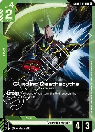 Gundam Deathscythe (GD01-033) (GD01-033) - Newtype Rising - for just $0.03! 