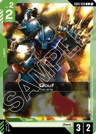 Gouf (GD01-036) - Newtype Rising - for just $0.03! 