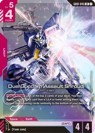 Duel Gundam (Assault Shroud) (GD01-045) - Newtype Rising Holofoil - for just $0.23! 