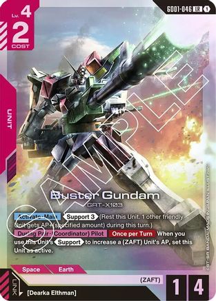 Buster Gundam (GD01-046) - Newtype Rising Holofoil - for just $0.44! 