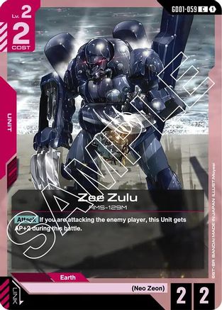 Zee Zulu (GD01-059) - Newtype Rising - for just $0.03! 